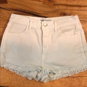 Wildfox gradient blue shorts